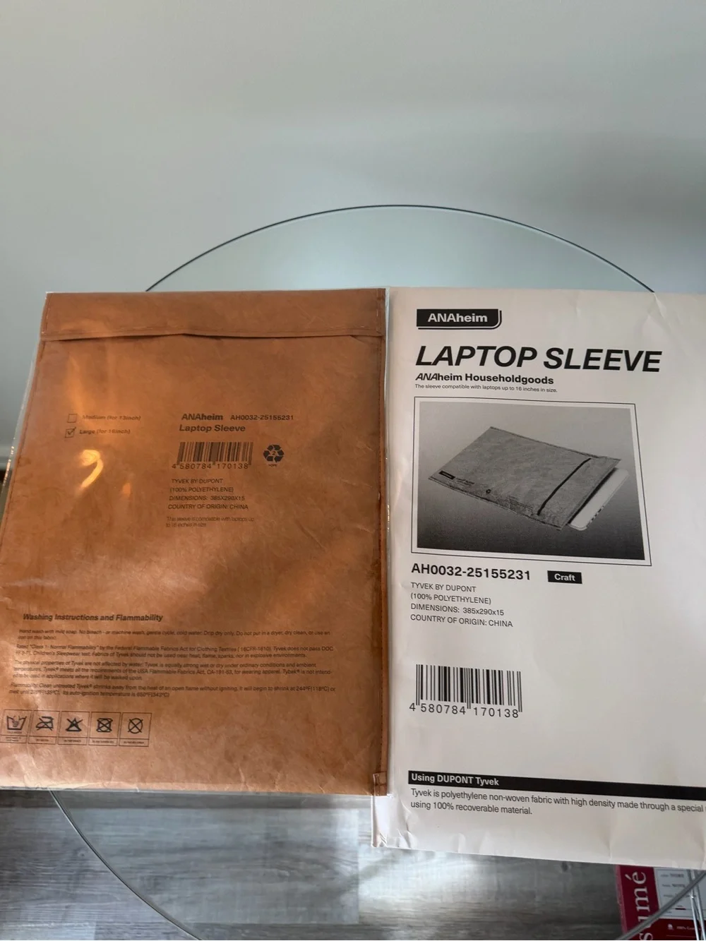 ANAheim Tyvek® Laptop Sleeve - 16